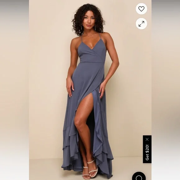 Lulus | Dresses | Lulus In Love Forever Granite Blue Laceup Highlow Maxi Dress M | Poshmark Lulus | Dresses | Lulus In Love Forever Granite Blue Laceup Highlow Maxi Dress M | Poshmark
